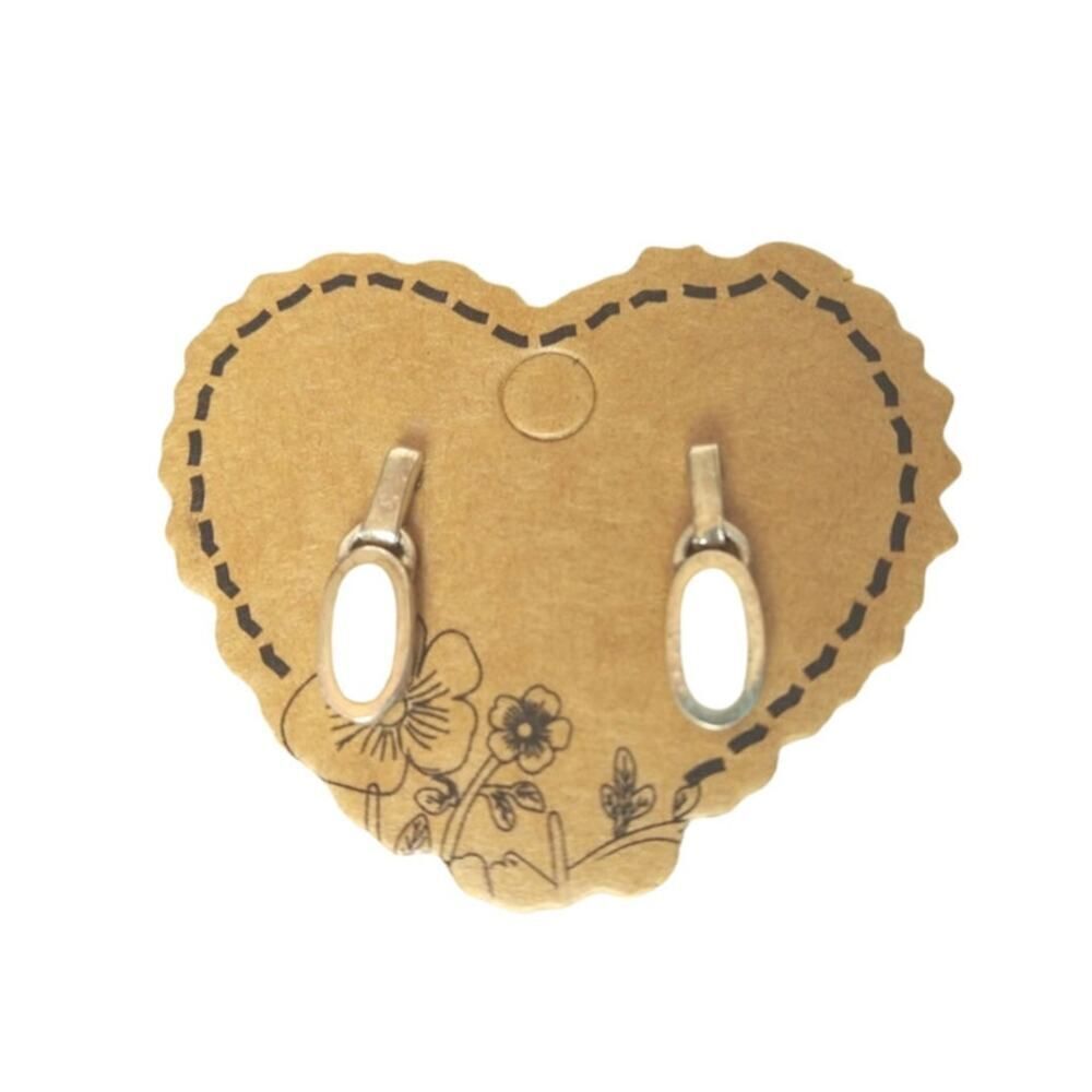 Oval Cut Mother Of Pearl Stud Earrings Sterling Silver 925 Post Signed